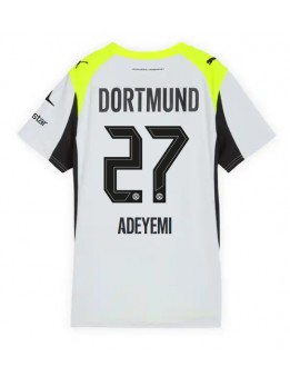 Zenske Futbalové oblečenie Borussia Dortmund Karim Adeyemi #27 2025-26 Krátky Rukáv - Preč Zenske Futbalové oblečenie Borussia Dortmund Karim Adeyemi #27 2025-26 Krátky Rukáv - Preč